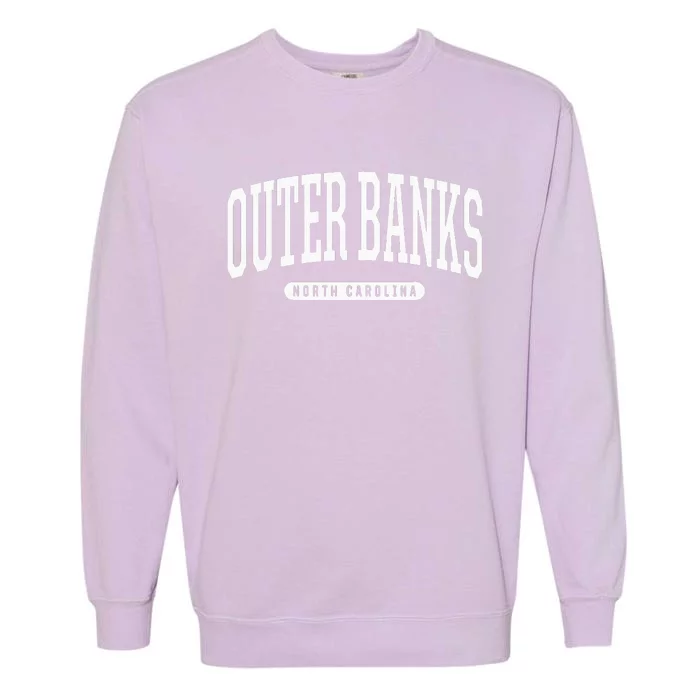 College Style Outer Banks North Carolina Souvenir Gift Garment-Dyed Sweatshirt