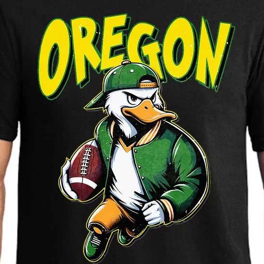 Classic State Of Oregons Football Spirit Evergreen Sports Pajama Set