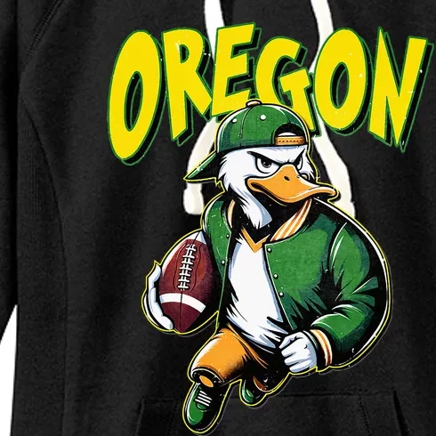 Classic State Of Oregons Football Spirit Evergreen Sports Women's Fleece Hoodie