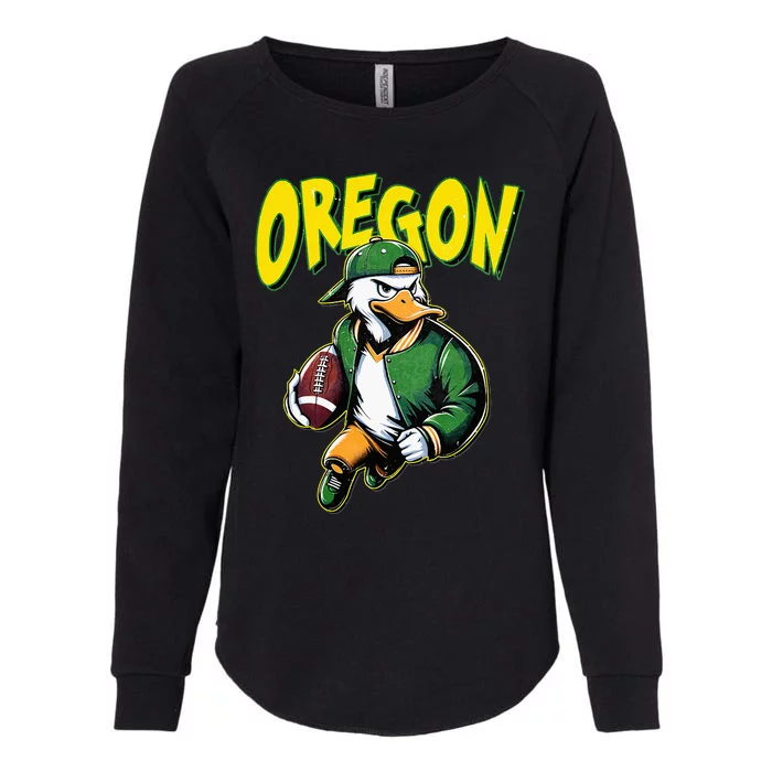 Classic State Of Oregons Football Spirit Evergreen Sports Womens California Wash Sweatshirt