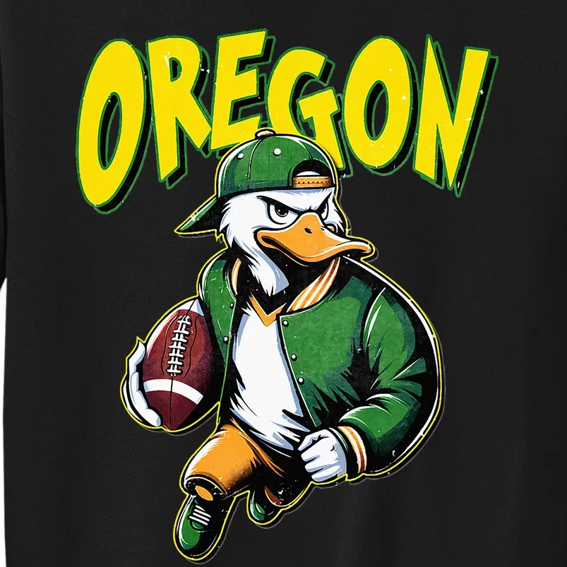 Classic State Of Oregons Football Spirit Evergreen Sports Tall Sweatshirt