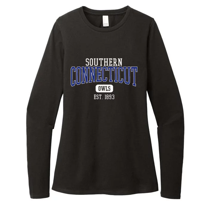 Connecticut State Owls Est. Date Womens CVC Long Sleeve Shirt