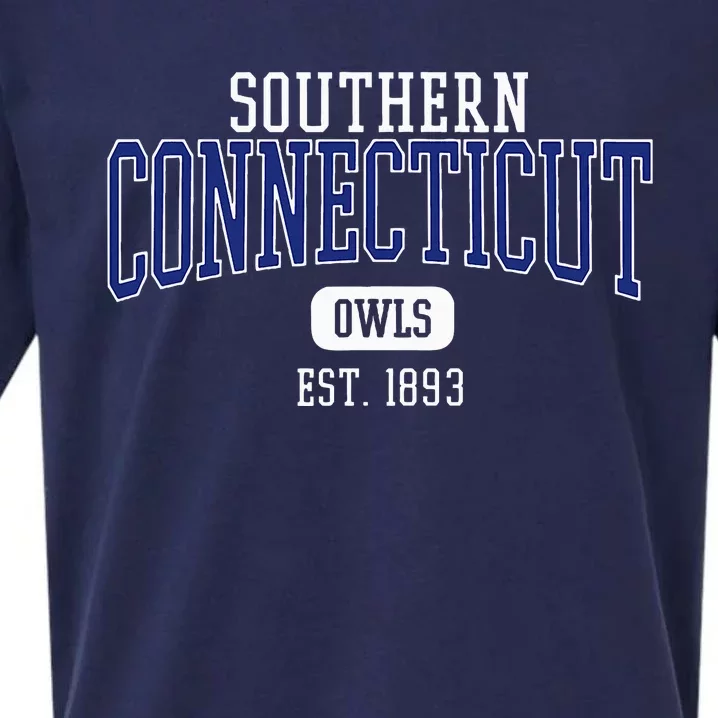 Connecticut State Owls Est. Date Sueded Cloud Jersey T-Shirt