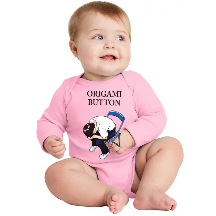 Chair Shinji Origami Button Baby Long Sleeve Bodysuit