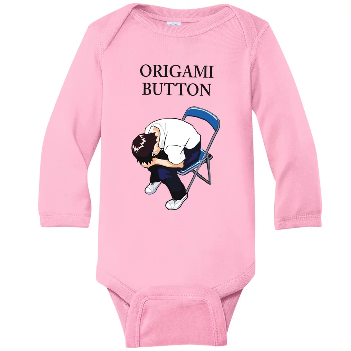 Chair Shinji Origami Button Baby Long Sleeve Bodysuit