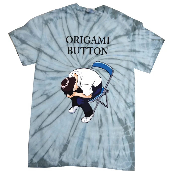 Chair Shinji Origami Button Tie-Dye T-Shirt