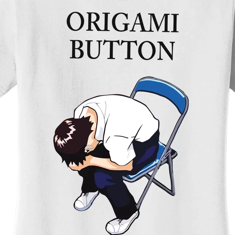 Chair Shinji Origami Button Women's T-Shirt