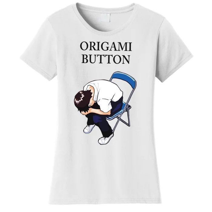 Chair Shinji Origami Button Women's T-Shirt