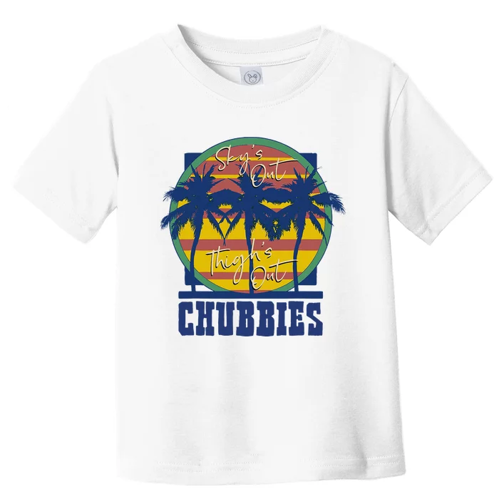 Chubbies Sky’S Out Thighs Out Toddler T-Shirt