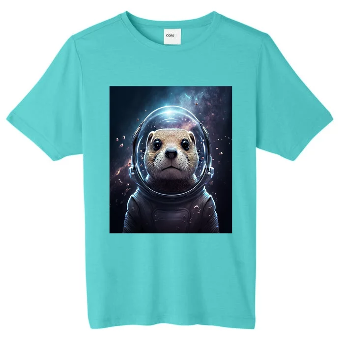 Cool Sea Otter In Space Otter In Space Suit Cool Gift ChromaSoft Performance T-Shirt