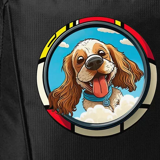 Cocker Spaniel Owner Cartoon of a Cocker Spaniel City Backpack