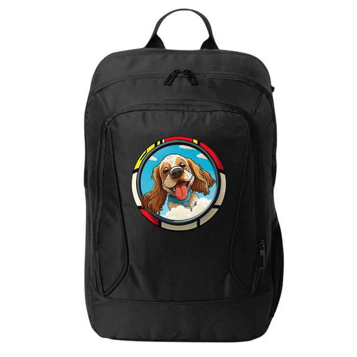 Cocker Spaniel Owner Cartoon of a Cocker Spaniel City Backpack