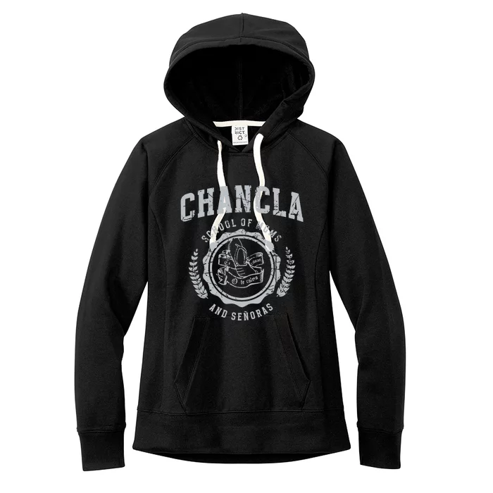 Chancla School Of Moms And Senoras Women's Fleece Hoodie