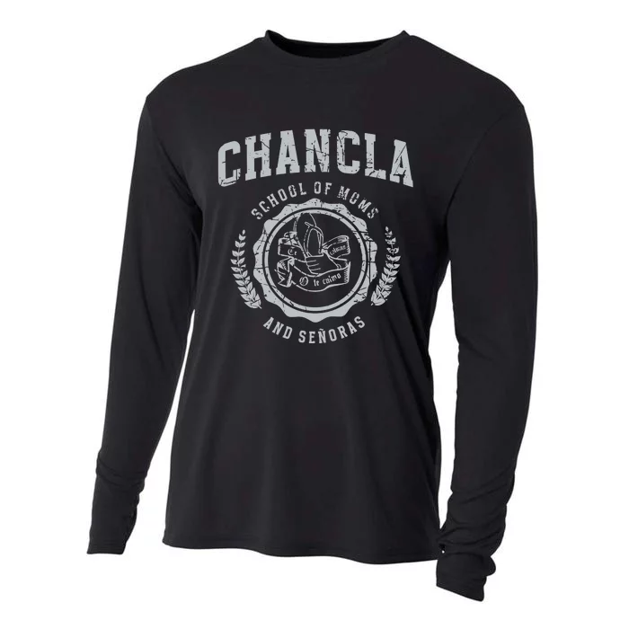 Chancla School Of Moms And Senoras Cooling Performance Long Sleeve Crew