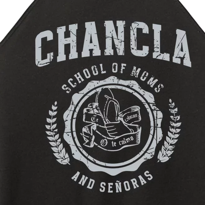 Chancla School Of Moms And Senoras Women’s Perfect Tri Rocker Tank