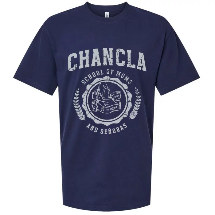 Chancla School Of Moms And Senoras Sueded Cloud Jersey T-Shirt