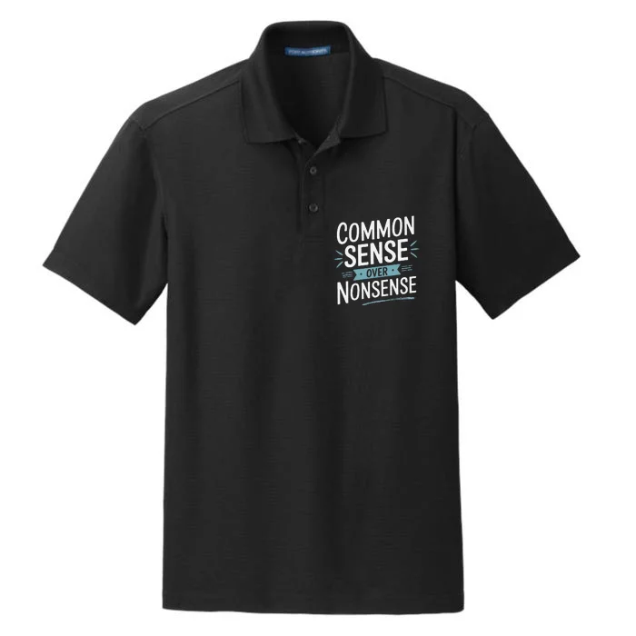 Common Sense Over Nonsense Dry Zone Grid Performance Polo