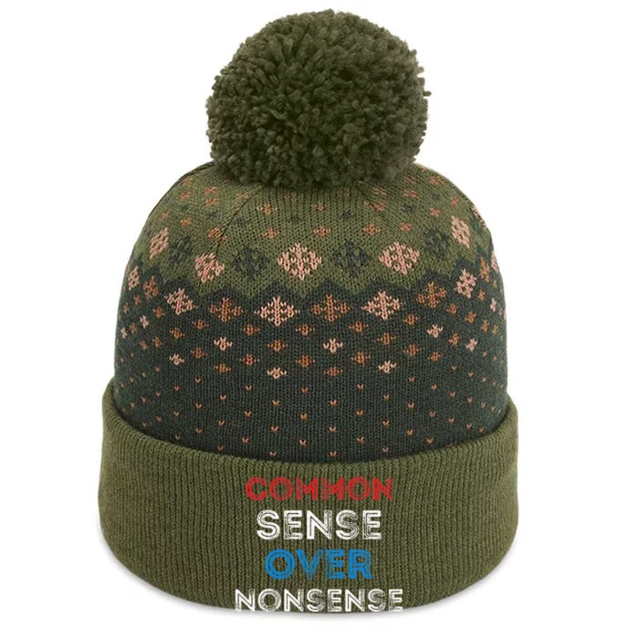 Common Sense Over Nonsense The Baniff Cuffed Pom Beanie