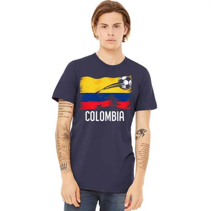 Colombian Souvenirs Products Flag Roots Colombia Premium T-Shirt