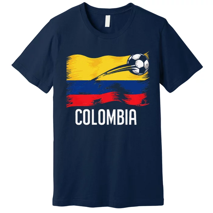 Colombian Souvenirs Products Flag Roots Colombia Premium T-Shirt