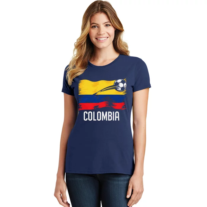 Colombian Souvenirs Products Flag Roots Colombia Women's T-Shirt