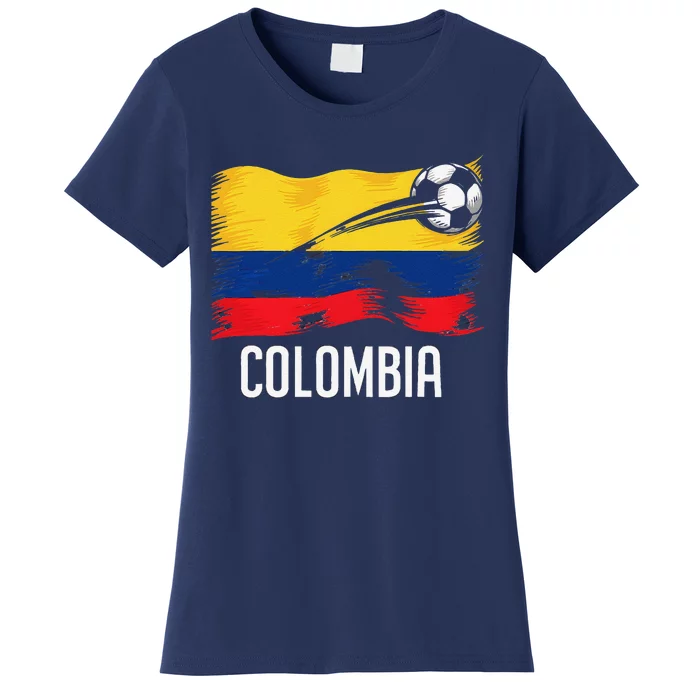 Colombian Souvenirs Products Flag Roots Colombia Women's T-Shirt