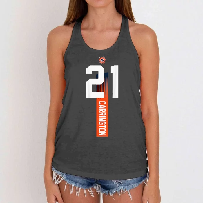 Connecticut Sun Player Women's Knotted Racerback Tank