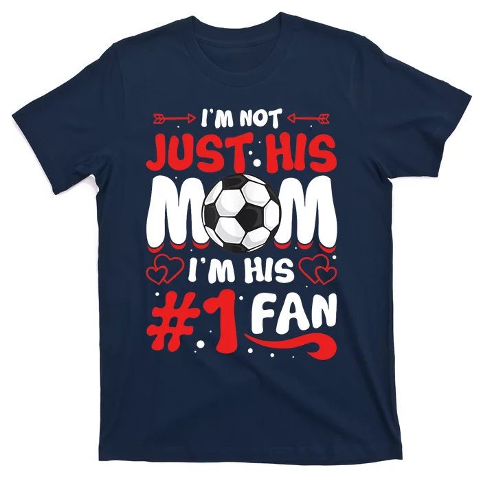 Cute Soccer Player Mom Funny Mother's Day Sport Fan Mom Tank Top T-Shirt