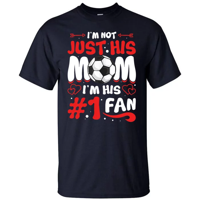 Cute Soccer Player Mom Funny Mother's Day Sport Fan Mom Tank Top Tall T-Shirt