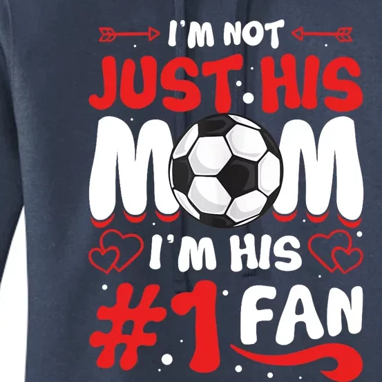 Cute Soccer Player Mom Funny Mother's Day Sport Fan Mom Tank Top Women's Pullover Hoodie