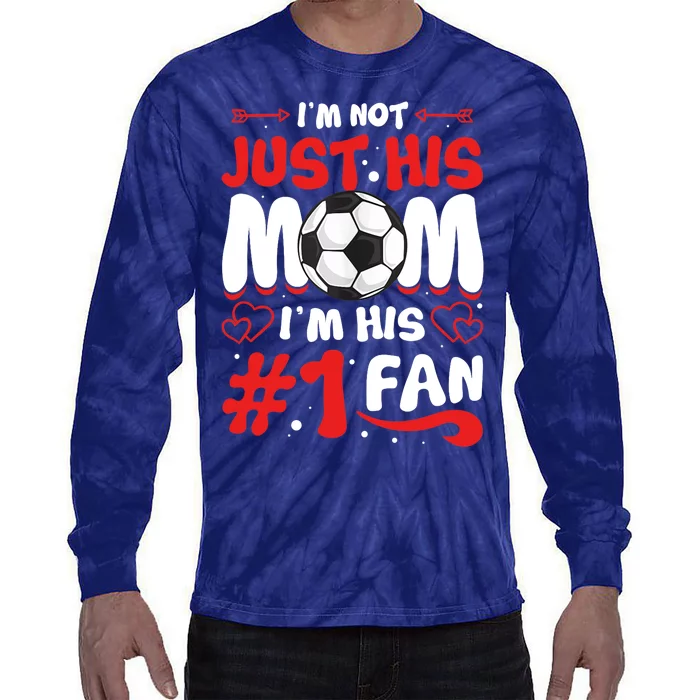 Cute Soccer Player Mom Funny Mother's Day Sport Fan Mom Tank Top Tie-Dye Long Sleeve Shirt