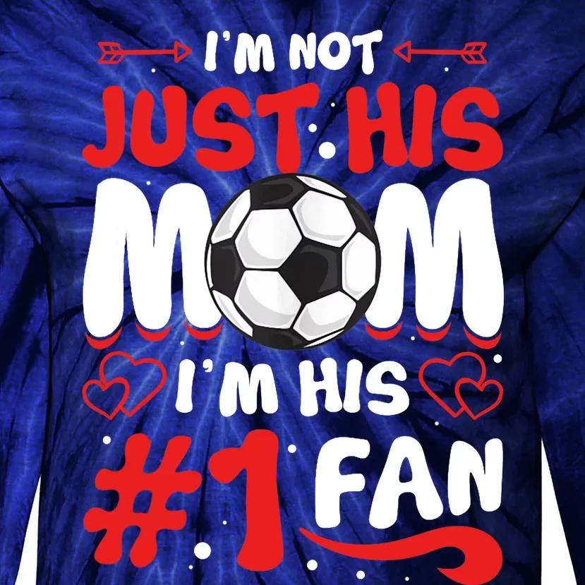 Cute Soccer Player Mom Funny Mother's Day Sport Fan Mom Tank Top Tie-Dye Long Sleeve Shirt