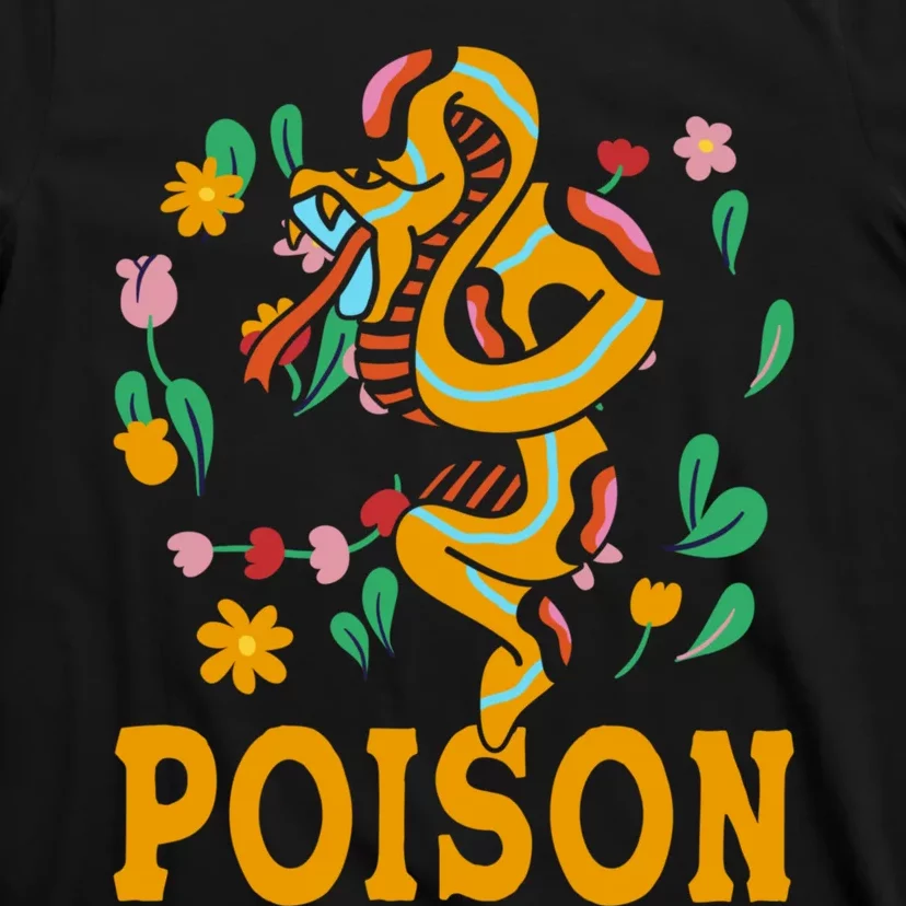 Cobra Snake Poisonous Serpents Lover Snake Handler T-Shirt