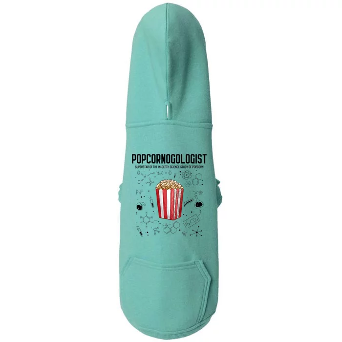 Cool Science Popcornologist Study Of Popcorn Porcorn Doggie 3-End Fleece Hoodie