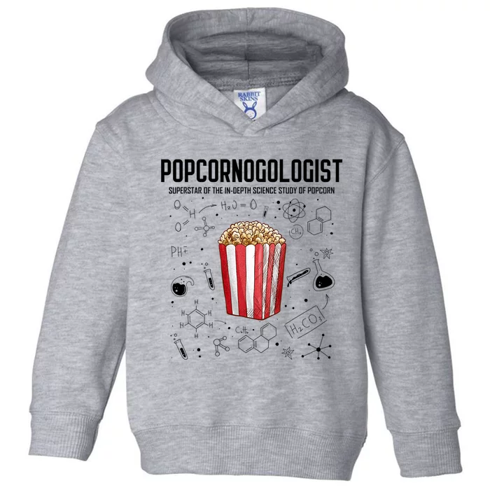 Cool Science Popcornologist Study Of Popcorn Porcorn Toddler Hoodie