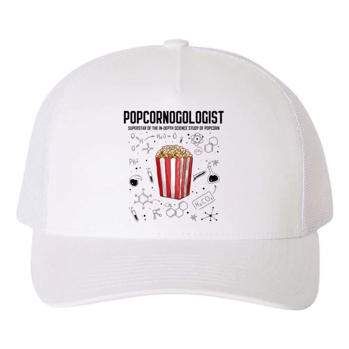 Cool Science Popcornologist Study Of Popcorn Porcorn Yupoong Adult 5-Panel Trucker Hat