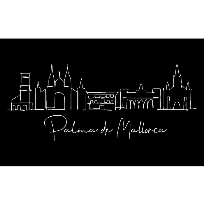 City Skyline Palma De Mallorca Spain Bumper Sticker