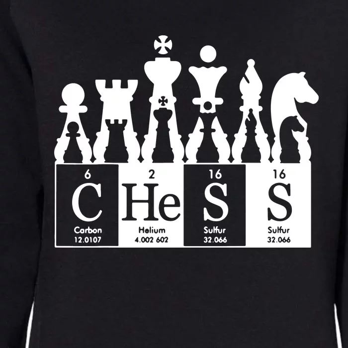 Chess Sets Periodic Table Elements Womens California Wash Sweatshirt