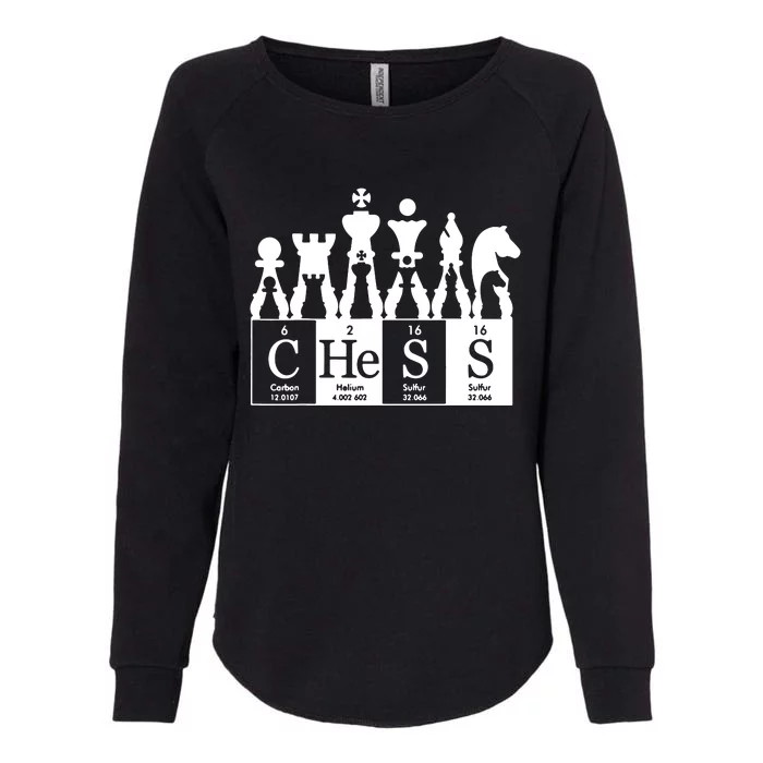 Chess Sets Periodic Table Elements Womens California Wash Sweatshirt