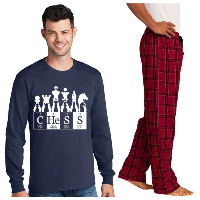 Chess Sets Periodic Table Elements Long Sleeve Pajama Set