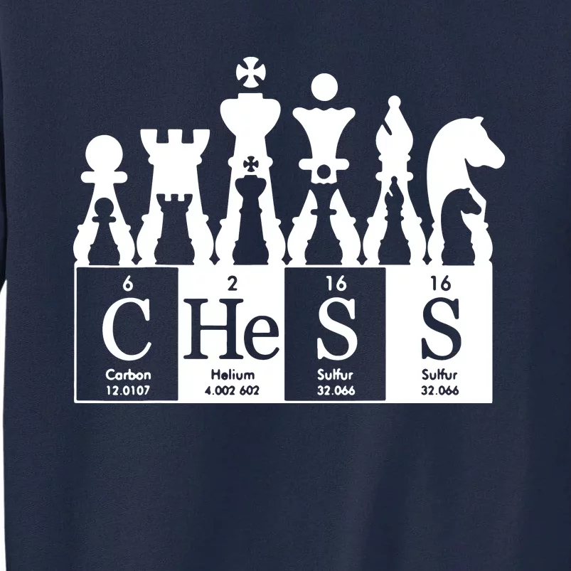 Chess Sets Periodic Table Elements Tall Sweatshirt