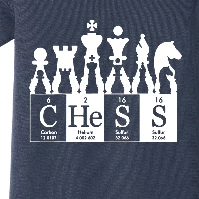 Chess Sets Periodic Table Elements Baby Bodysuit