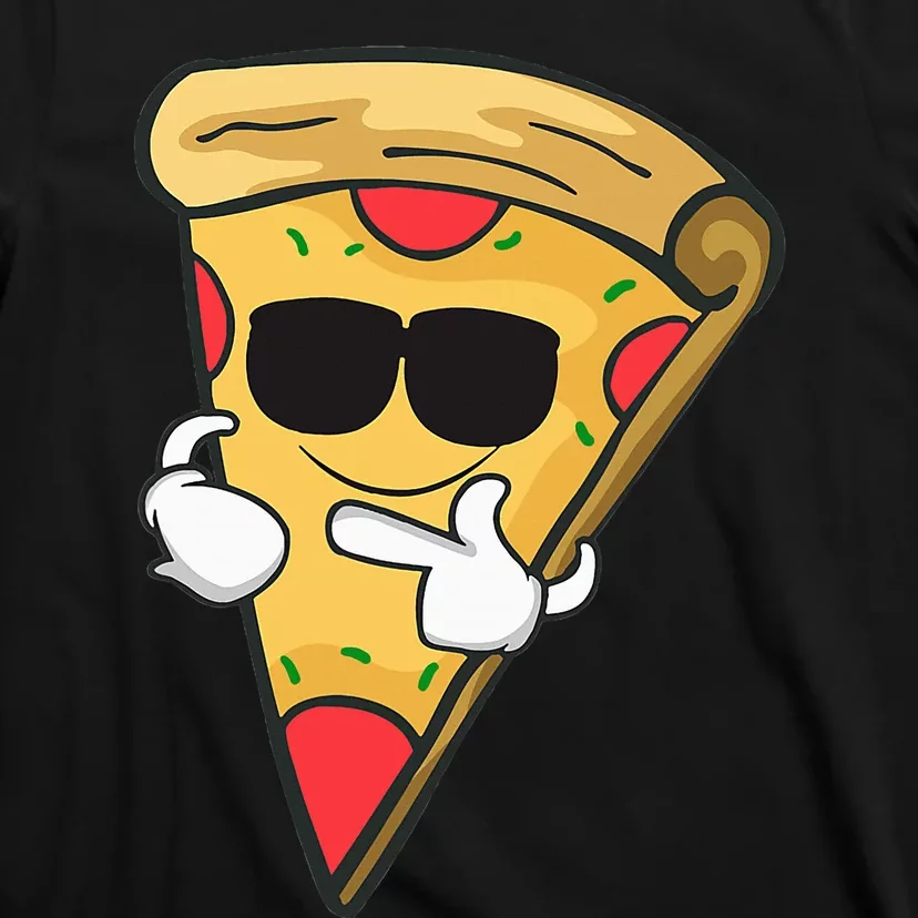 Cool Sunglasses Pizza T-Shirt