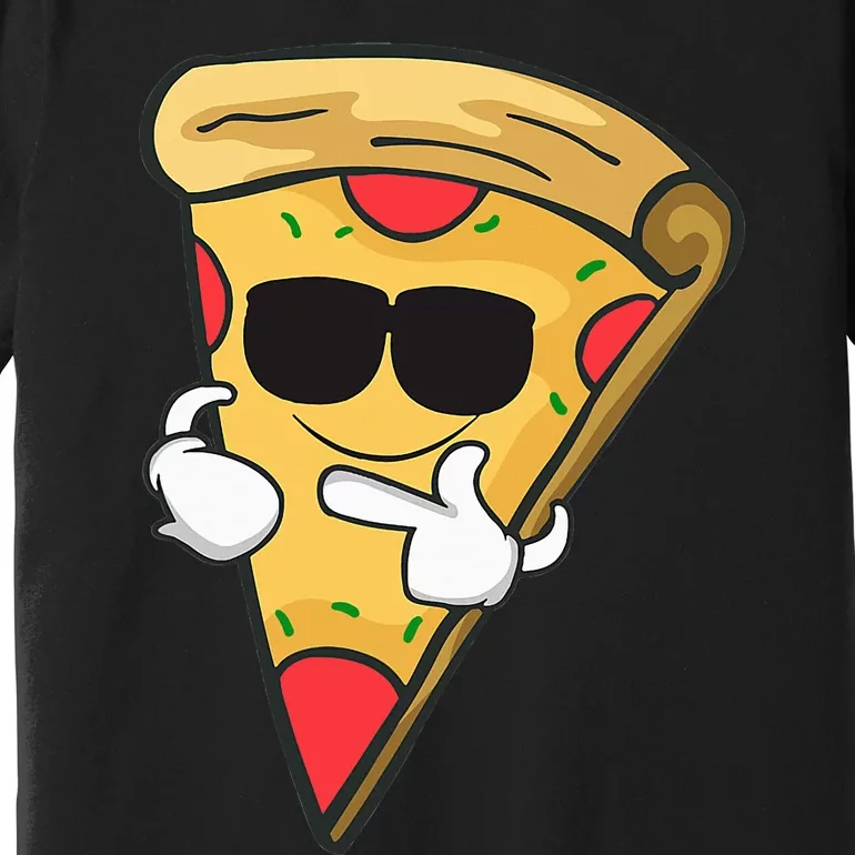 Cool Sunglasses Pizza Premium T-Shirt