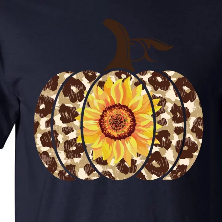 Cheetah Sunflower Pumpkin Tall T-Shirt