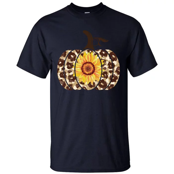 Cheetah Sunflower Pumpkin Tall T-Shirt