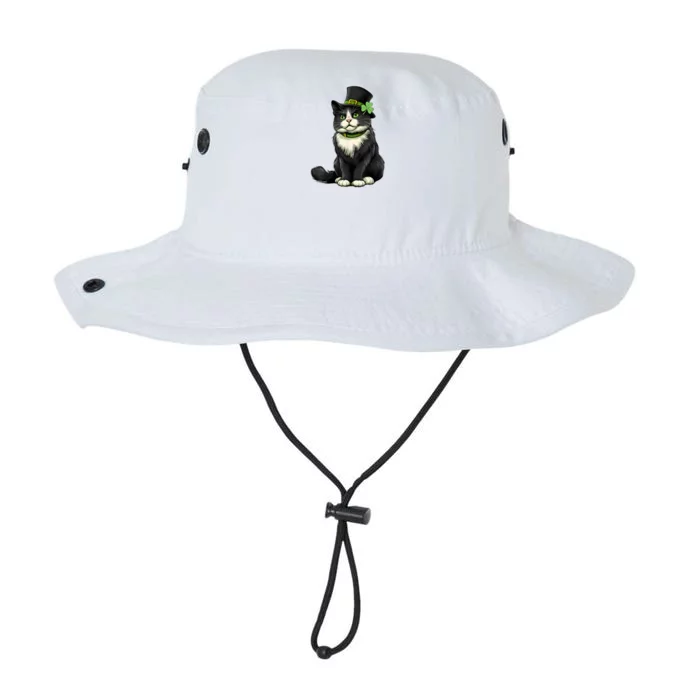 Cat St Patricks Day Shamrock Irish Legacy Cool Fit Booney Bucket Hat