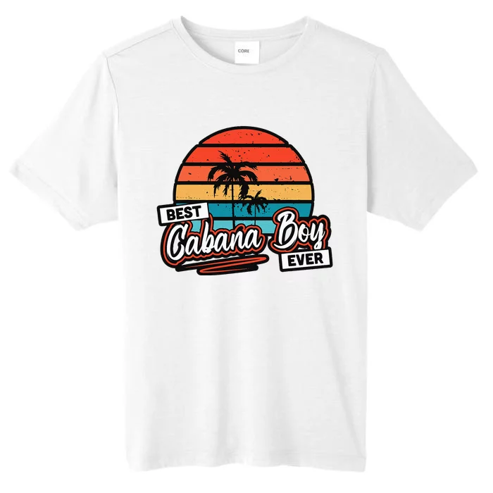 Colorful Sunset Palm Tree Best Cabana ChromaSoft Performance T-Shirt