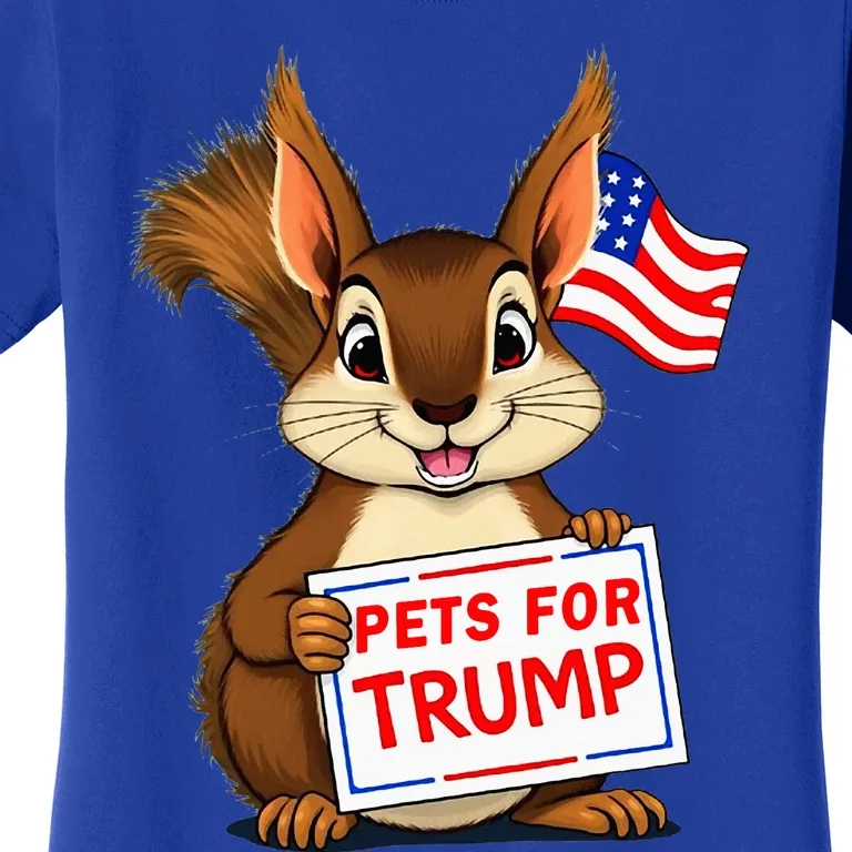 Cute Squirrel Pets For Trump Women's T-Shirt