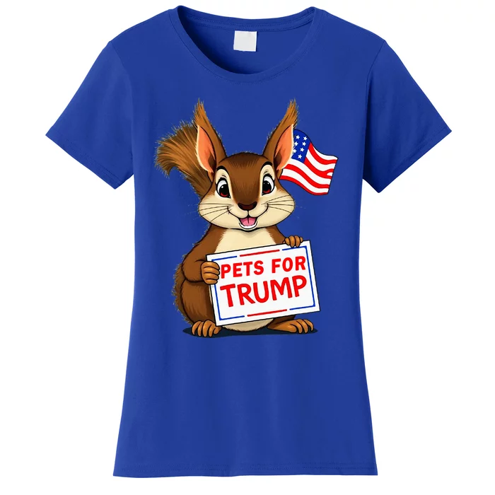 Cute Squirrel Pets For Trump Women's T-Shirt